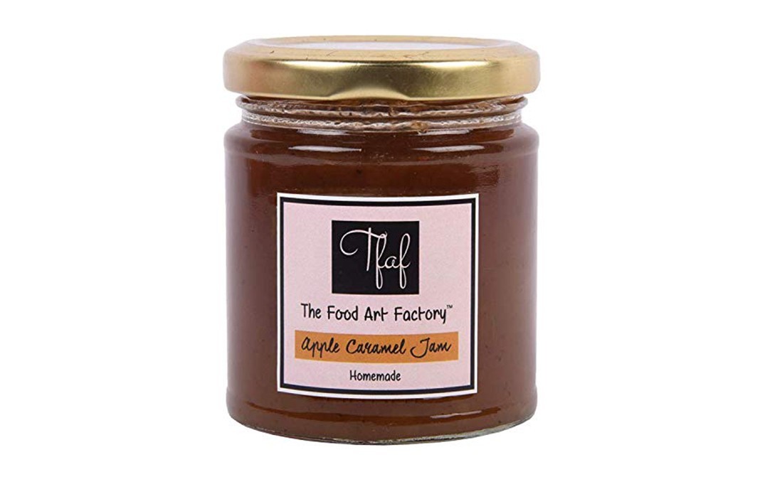 The Food Art Factory Apple Caramel Jam    Glass Jar  200 grams
